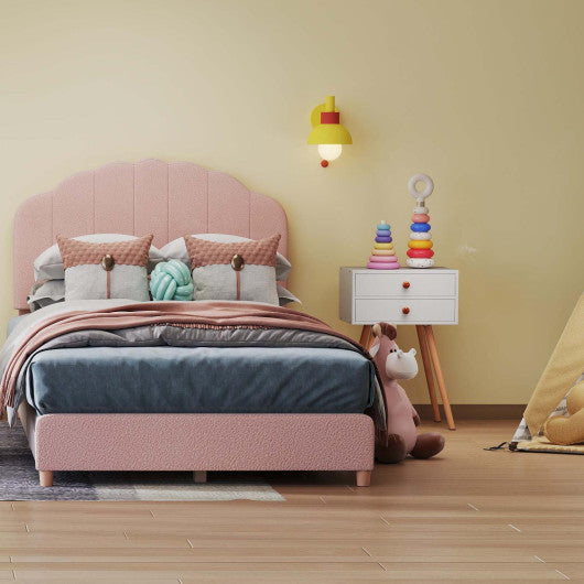 Children’s Room Furniture Bundle: Twin Pink Bed  Blue & Pink Rocking Chairs  Storage End Table