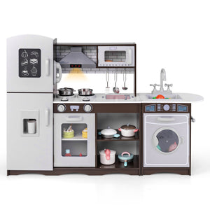 Kids Toy Storage & Pretend Play Kitchen Bundle