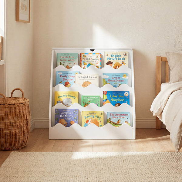 2-In-1 Kids Bookshelf & Toy Storage Organizer - Multi - Multi