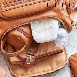 Diaper Bag Backpack - Madison - Vegan Leather Diaper Bag Backpack