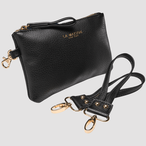 Leather Pouch & Stroller Straps Set - La Maison - Key Chain Stroller Straps + Clip-on Pouch