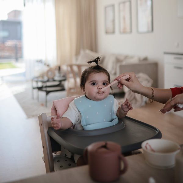 Mushie Silicone Suction Bowl for Babies Learning to Feed