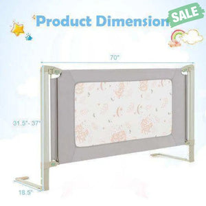 Vertical Lifting Bed Rail for Toddlers with Double Lock-70 inch Bed Rails