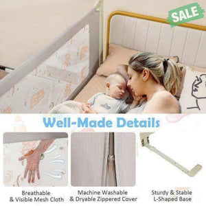 Vertical Lifting Bed Rail for Toddlers with Double Lock-70 inch Bed Rails