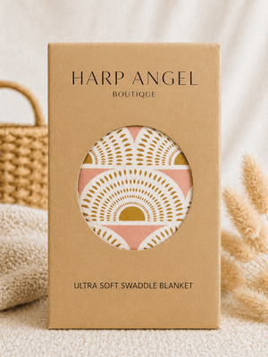 Vintage Sunshine Bamboo Baby Stretch Swaddle Blanket