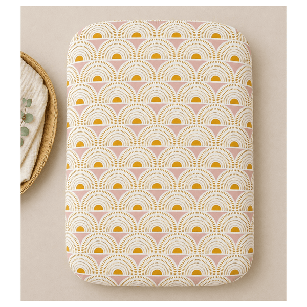 Vintage Sunshine Bamboo Changing Pad Cover