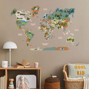 Kid's Wall Map