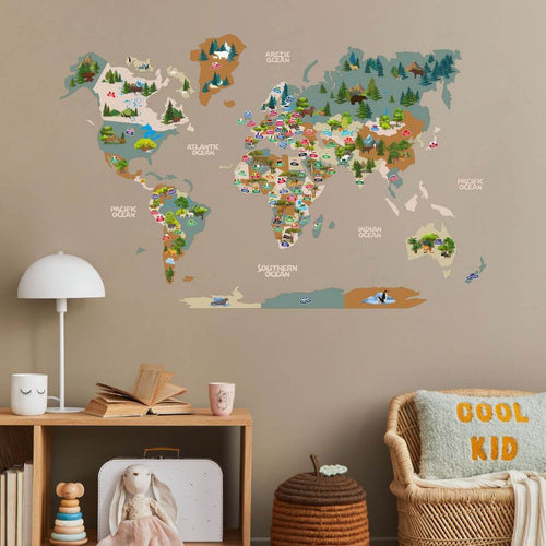 Kid's Wall Map