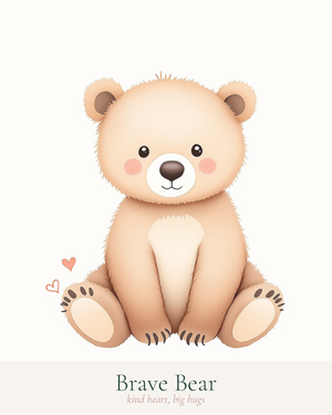 wall art animal bear