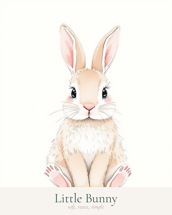 wall art animal bunny