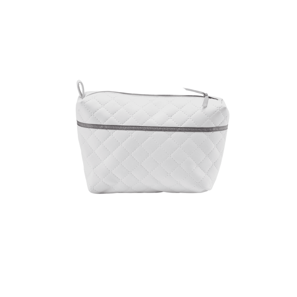 Baby White Personalised Wash Bag (27cm)