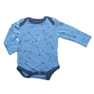 Bamboo Long Sleeve Onesie (Light Up the Sky Print)