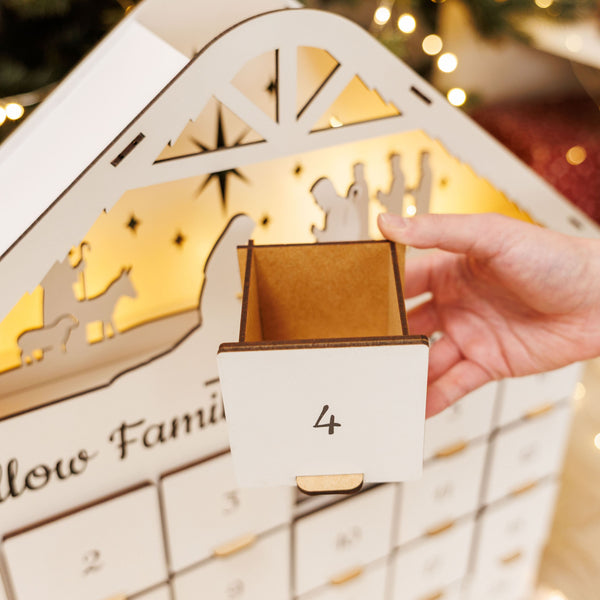 Christmas Advent Calendar - White