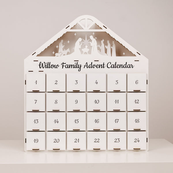 Christmas Advent Calendar - White