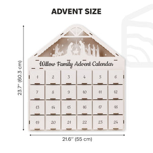 Christmas Advent Calendar - White