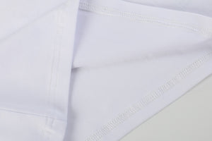 White Collared Lace Sleeve Shirt