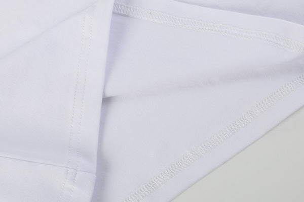 White Collared Lace Sleeve Shirt