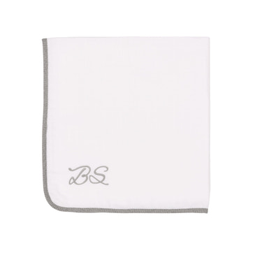 MON BEAU TROUSSEAU | Boys White Muslin Square - MOOGCO Baby