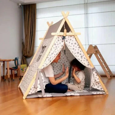 XL Play Tent and Play Mat Set for babies, perfect for indoor and outdoor playtime adventures.