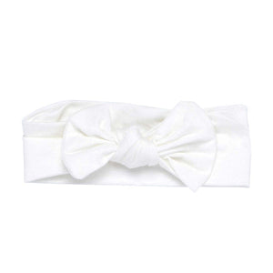 White Knotted Headband