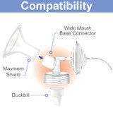Maymom Widemouth Base Connector for baby products - essential spare part for optimal performance.