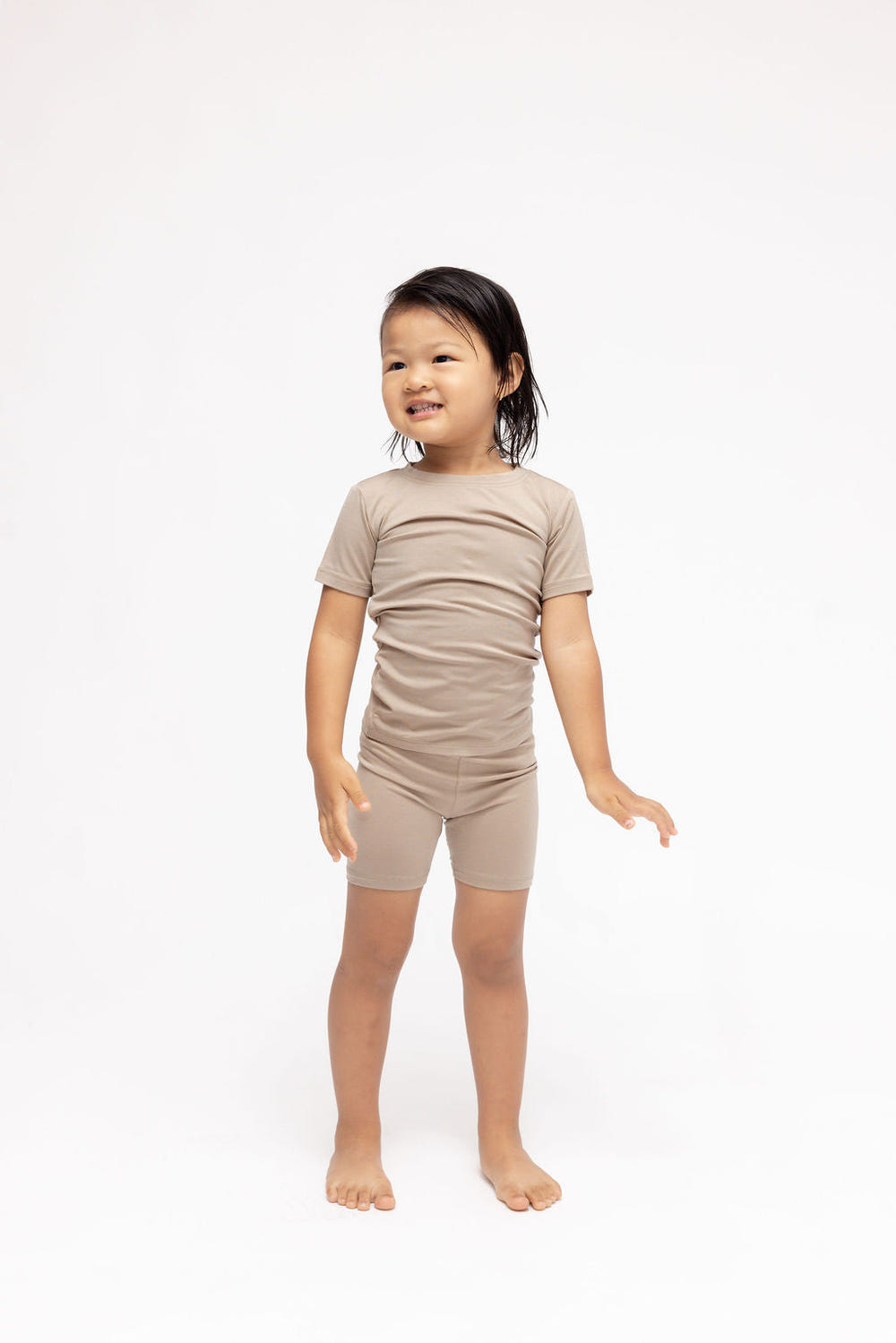 Desert Lark CloudBlend™ Short Sleeve Pajamas Set for babies and toddlers, soft and comfortable sleepwear.
