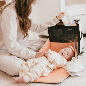 Willow Diaper Backpack – Sustainable, Multi-Functional Diaper Bag with Changing Station