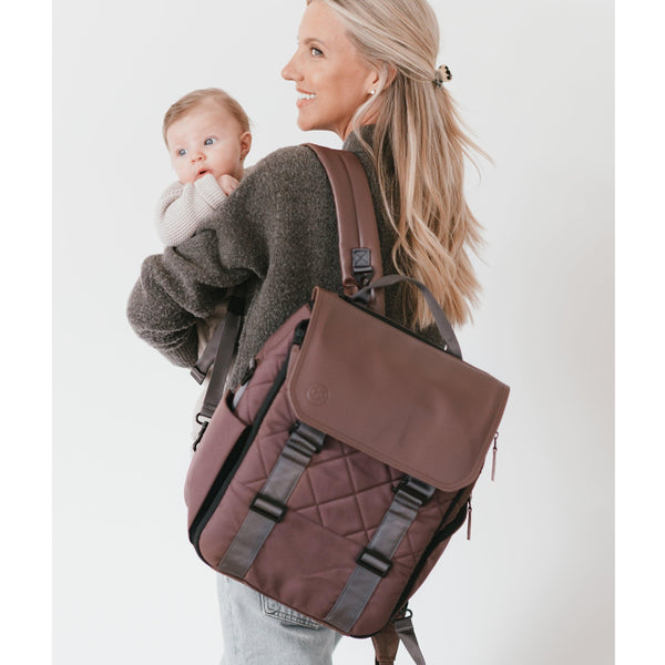 Willow Diaper Backpack – Sustainable, Multi-Functional Diaper Bag with Changing Station