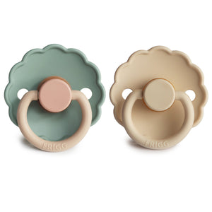 FRIGG Daisy Natural Rubber Pacifier 2-Pack