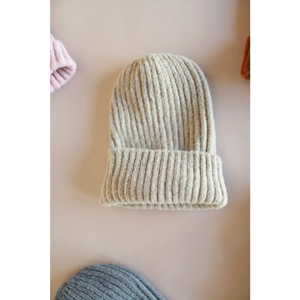 Super Soft Cream Beanie for Adults