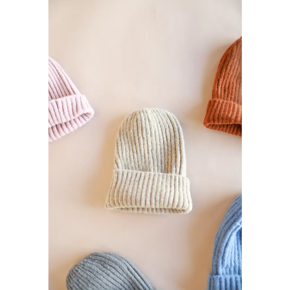Super Soft Cream Beanie for Adults