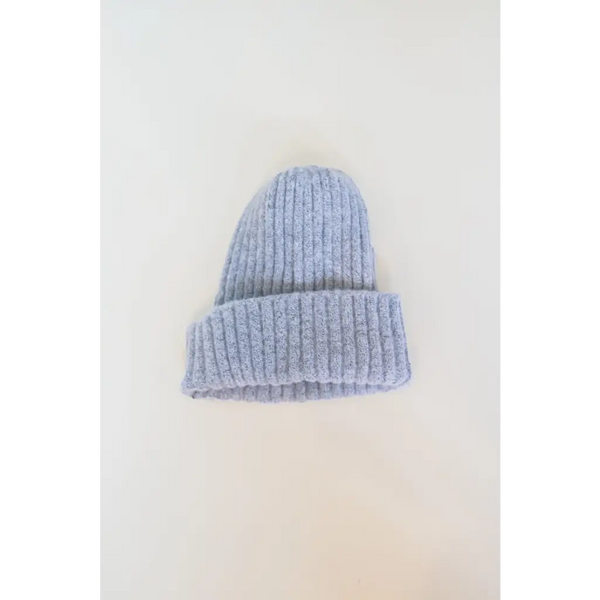 Ribbed Beanie Hat for Kids