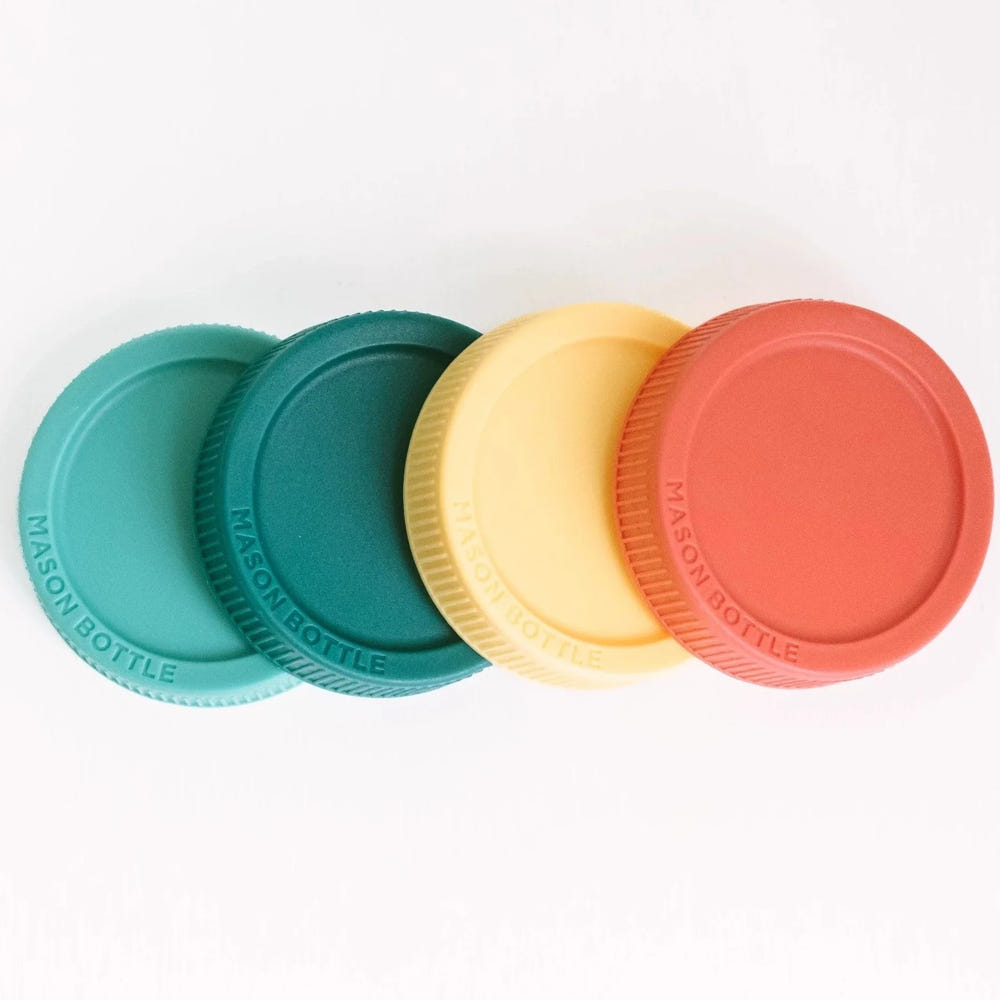 Mason Bottle Plastic Storage Lids leak-proof for breast milk baby food