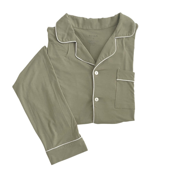 Women's Long Sleeve Pajama Set in Sage