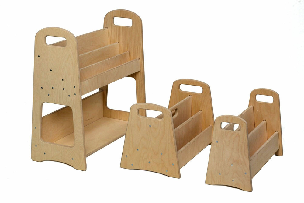 Wooden Bookshelf / Small-Medium-Large Size - MOOGCO Baby