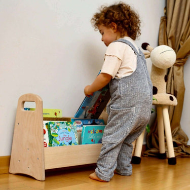 Wooden Bookshelf / Small Size - MOOGCO Baby