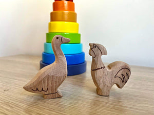 Wooden Farm Animals Set