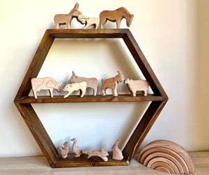 Wooden Farm Animals Set