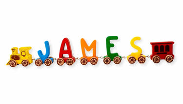 Wooden Letter Train Puzzle