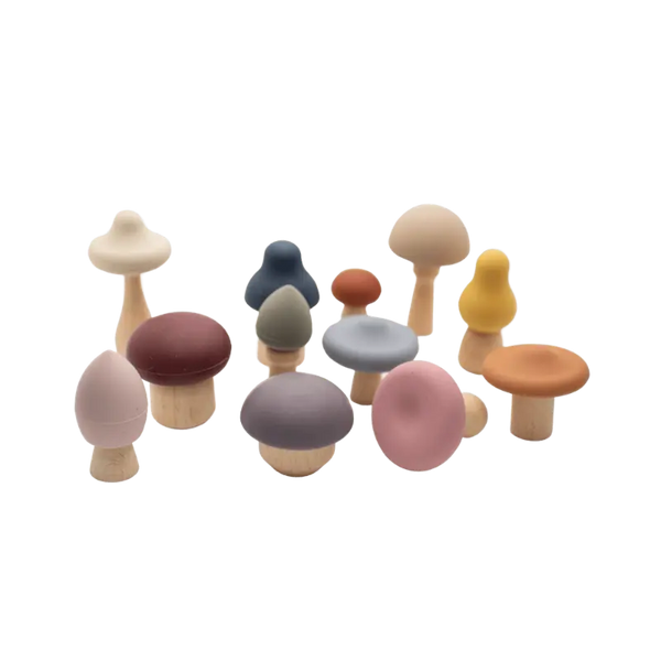 Mushroom Mix & Match Toy – 24pc | LYTL®️