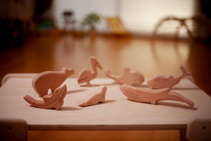 Wooden Ocean Animals Set