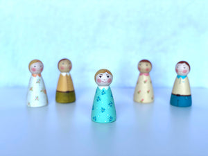 Wooden Peg Dolls Boy/Girl