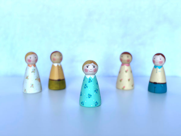 Wooden Peg Dolls Boy/Girl