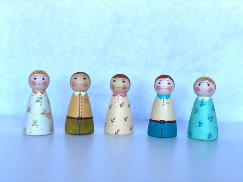 Wooden Peg Dolls Boy/Girl