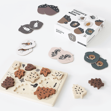 Woodland Adventure Bundle gift set for babies featuring plush toys and accessories in a charming forest theme.