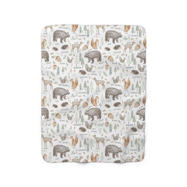 Baby Animals - Vintage Baby Blanket
