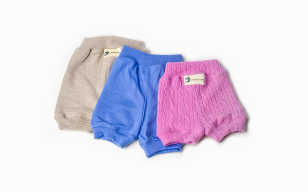 Soft cashmere shorties for babies, perfect for comfort and style in wool products.