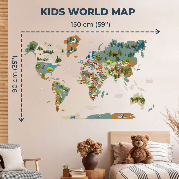 Kid's Wall Map