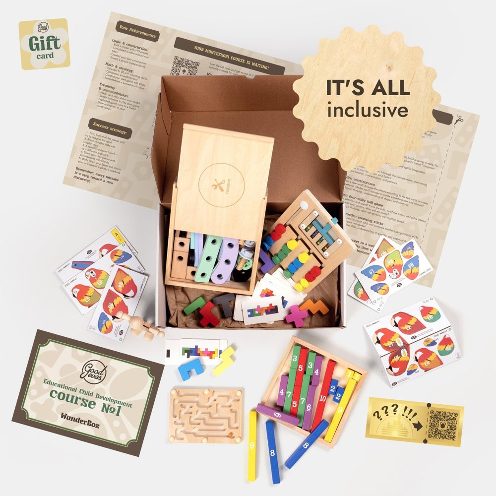 WunderBox 4-7 years old – developmental box for kids