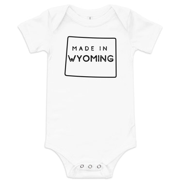 Wyoming Baby Onesie